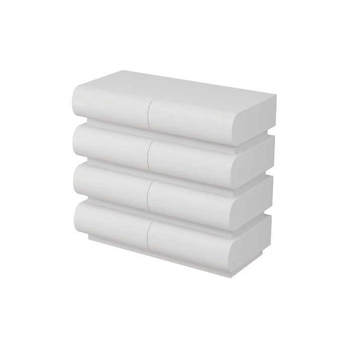 Minimalist Handle Less 8 Drawer Dresser With Wide Storage