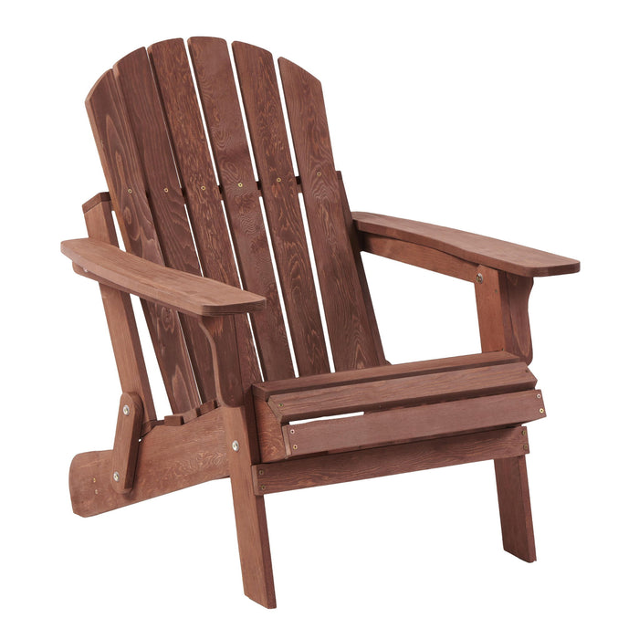 Oversize Outdoor Folding Adirondack Chair, Patio Chair For Garden