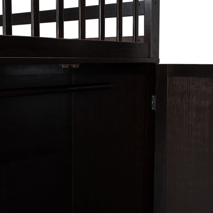 L Shaped Bunk Bed With 3 Drawers, Portable Desk And Wardrobe