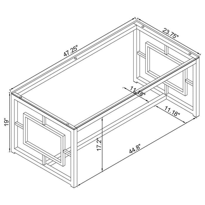 Merced - Rectangular Coffee Table Set