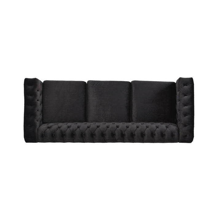 Chesterfield Style 3 Seater Sofa With Deep Button Tufting