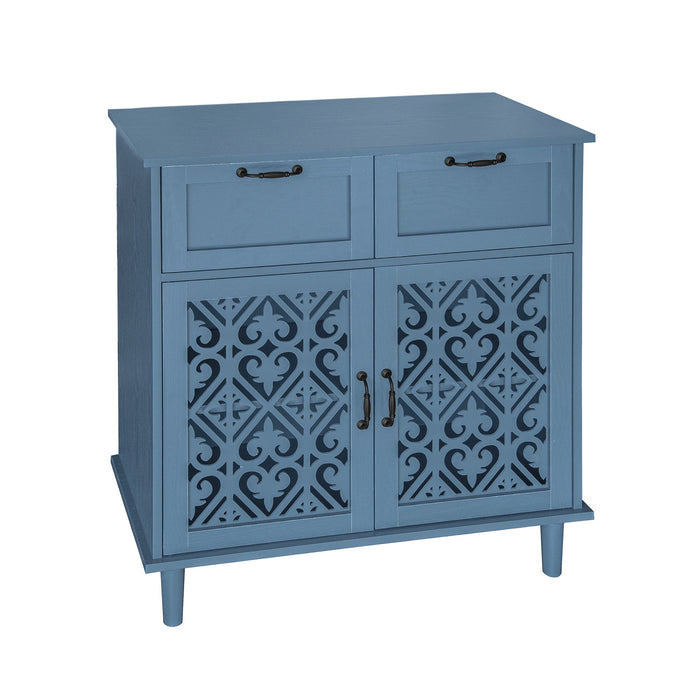 2 Door 2 Drawer Elegant Cabinet