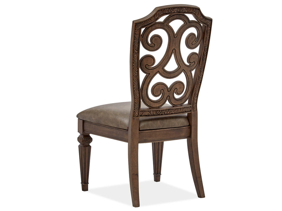 Durango - Wood Dining Side Chair With Upholstered Seat (Set of 2) - Willadeene Brown