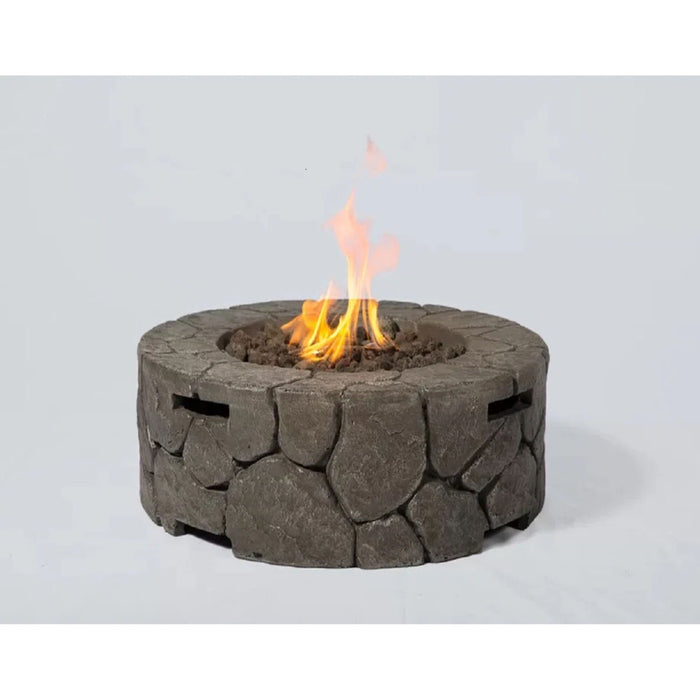 Fiber Reinforced Outdoor Fire Pit - Stone Gray