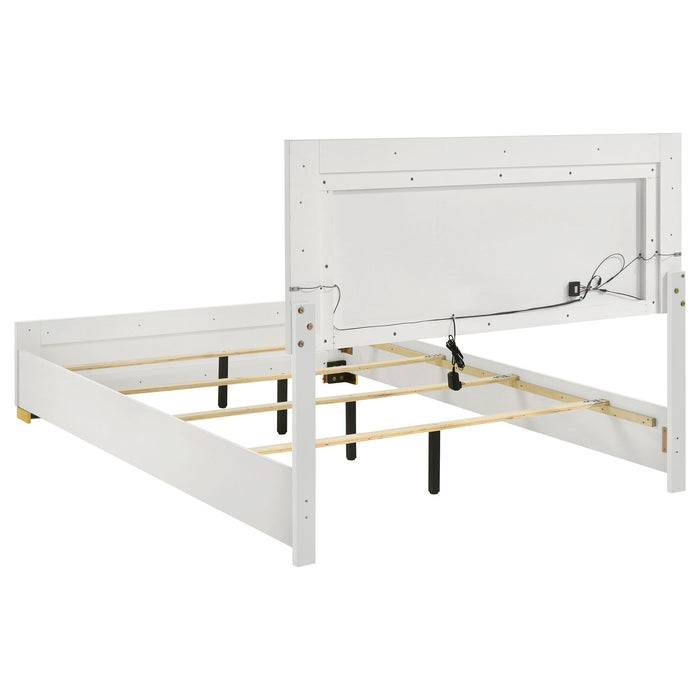 Jeremiah - LED Panel Bed With Touch Controlled Lighting