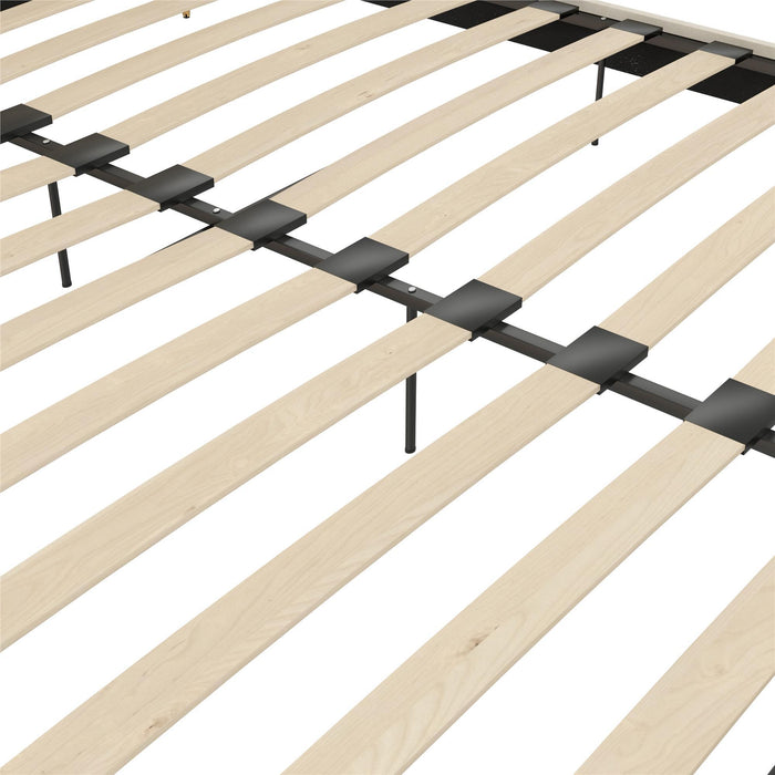 Coco - King Size Upholstered Bed - Ivory