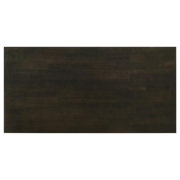 Rachelle - 3 Piece Rectangular Coffee Table Set - Deep Merlot