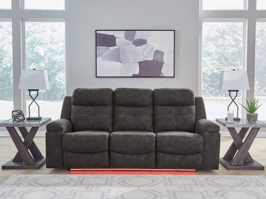 Brysonview - Reclining Sofa - Charcoal