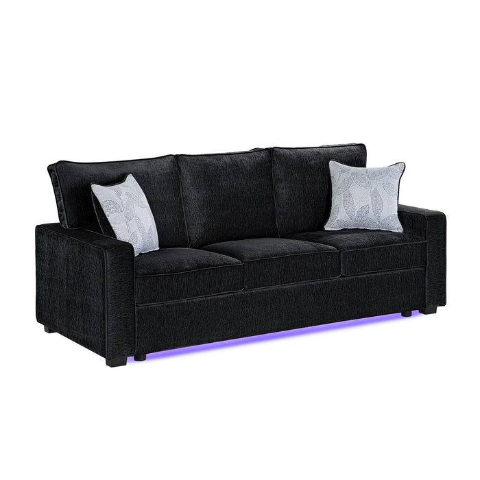 Rita - Sofa With LED - Black