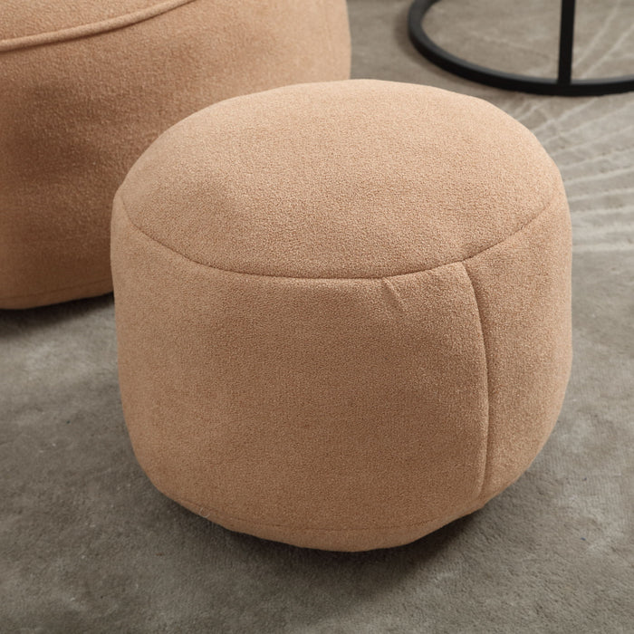 Bedding Bean Bag Sofa Chair High Pressure Foam With Footrest