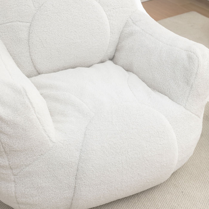 Comfy Bean Bag Chair With Filler, Fluffy And Cozy Seating