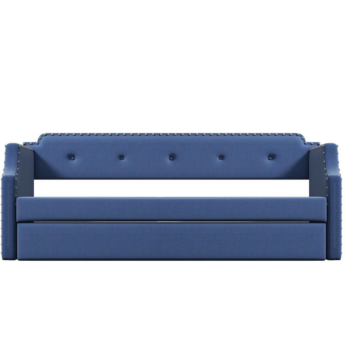 Upholstered Daybed With Trundle