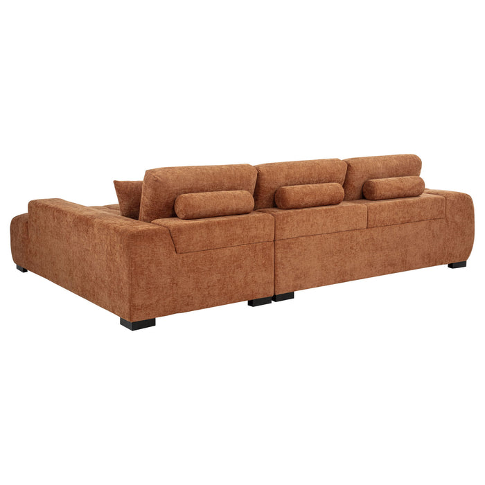 Plather - Sectional Chaise Sofa