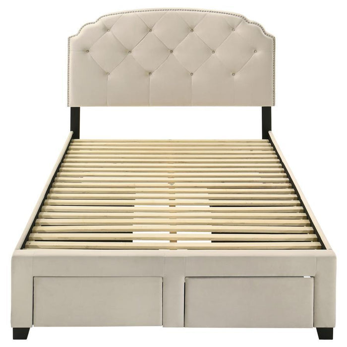 Marianna - 4-Drawer Upholstered Storage Bed