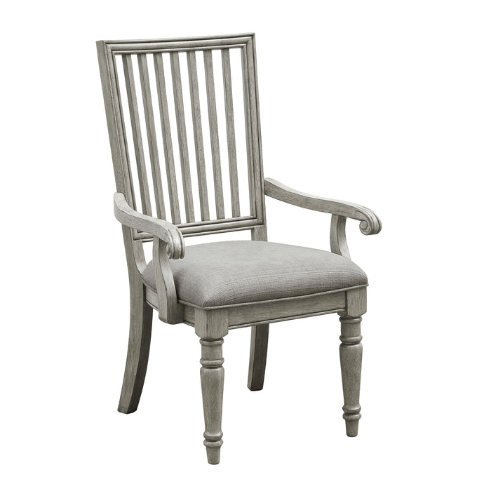 Madison Ridge - Arm Chair (Set of 2) - Buff Gray