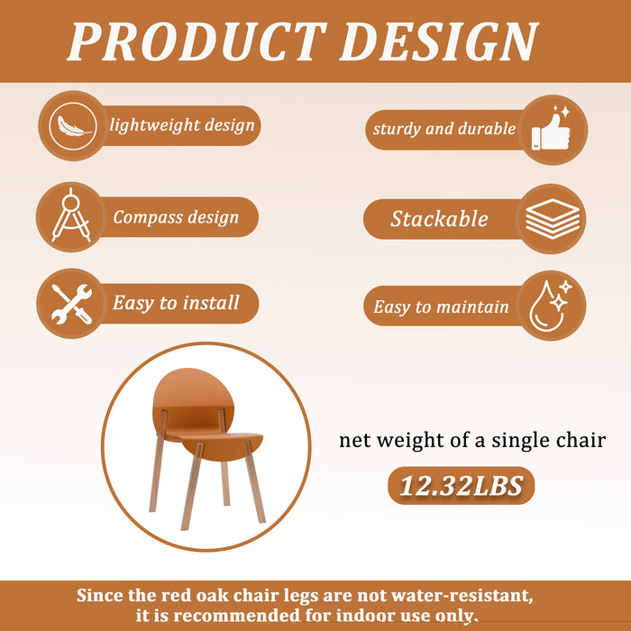 4 Piece Set Of Single Chairs With Long Table