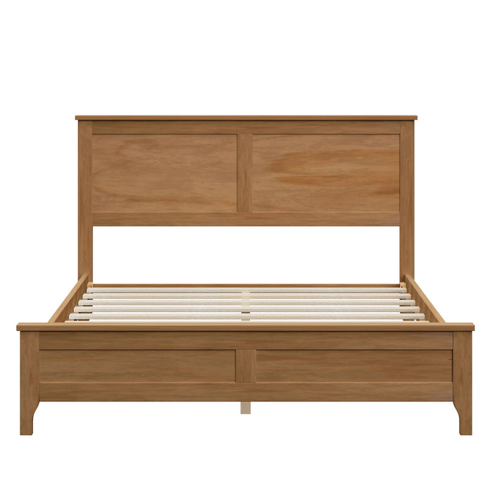 Modern Solid Wood Platform Bed