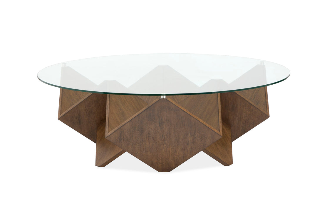 Vector - Round Cocktail Table - Russet