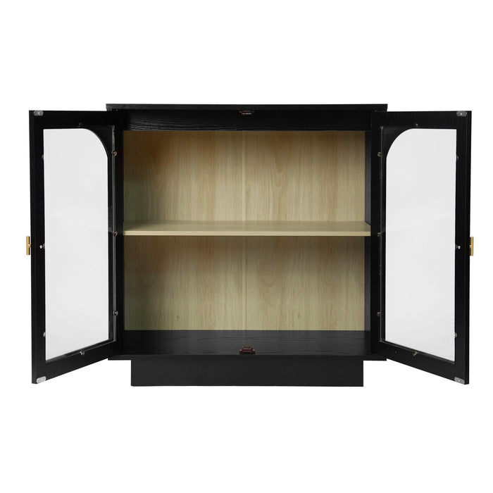 Storage Cabinet With Acrylic Door For Living Room
