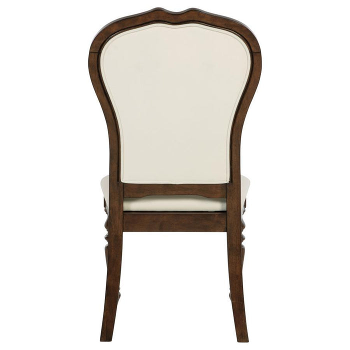 Landon - Upholstered Dining Side Chair (Set of 2) - Rich Brown