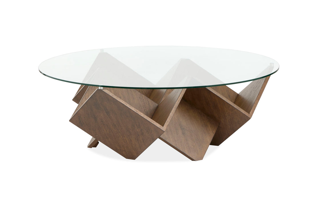 Vector - Round Cocktail Table - Russet