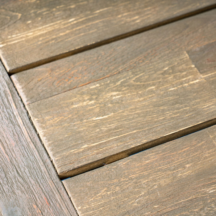 7 Pieces Modern Outdoor Dining Set With Acacia Wood Table And Chairs