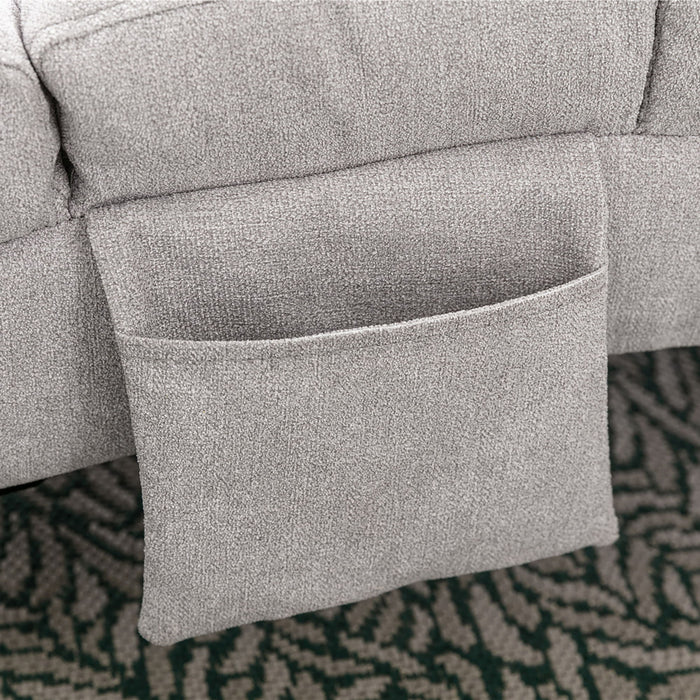 Massage Chaise Lounge Indoor With Remote Control, Ergonomic Electric Massage Lounger