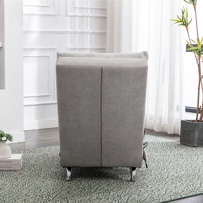 Massage Chaise Lounge Indoor With Remote Control, Ergonomic Electric Massage Lounger