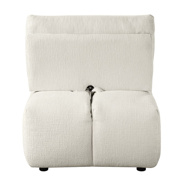 Loanna - Modular Armless Chair - Beige Linen