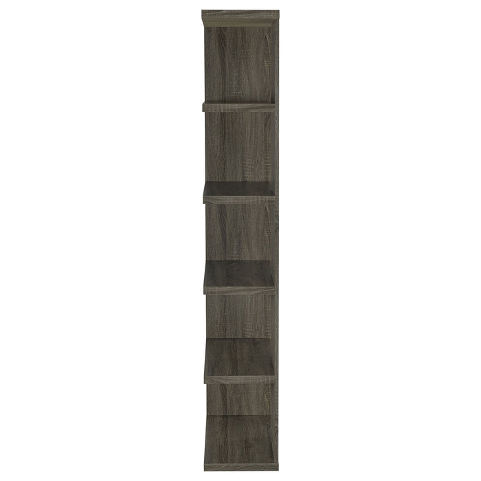 5 Shelf Bookcase - Gray