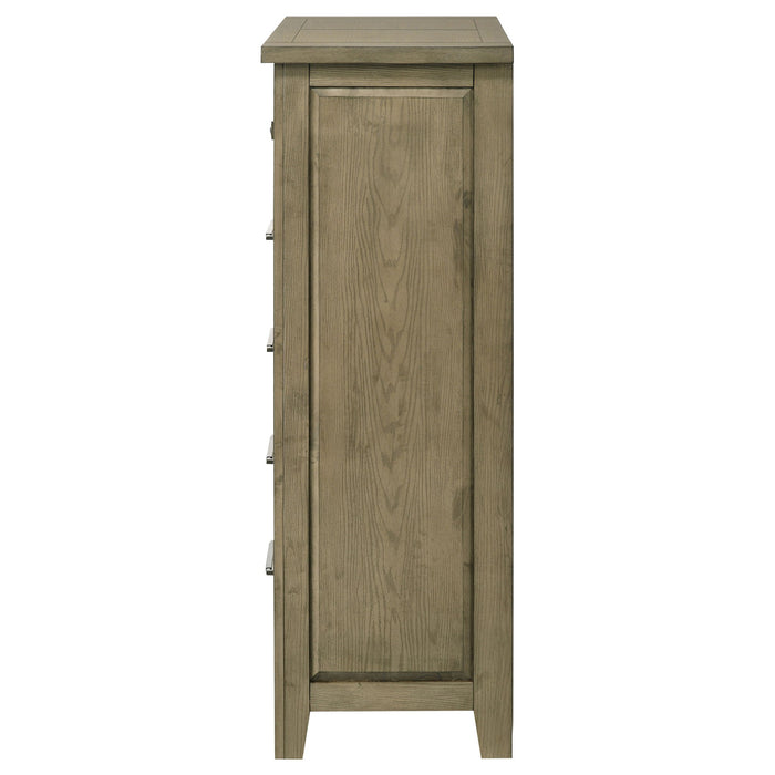Hazlewood 5-drawer Bedroom Chest of Drawers Vineyard Oak