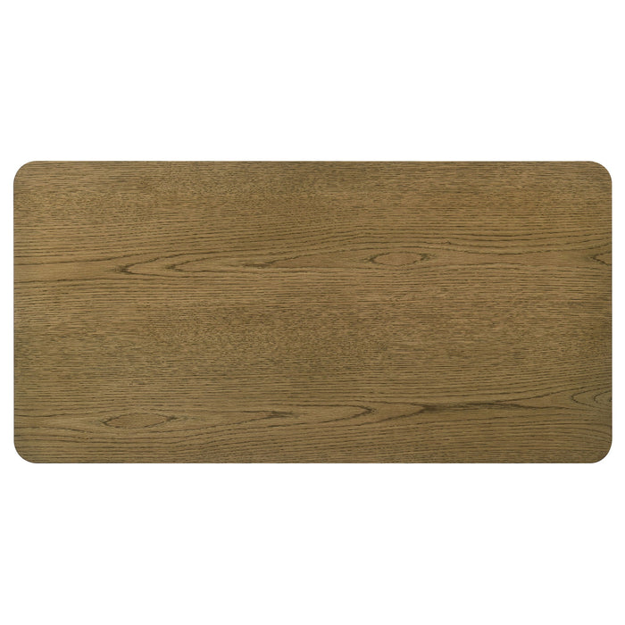 Castlewood Engineered Wood Cocktail Coffee Table Brown Oak