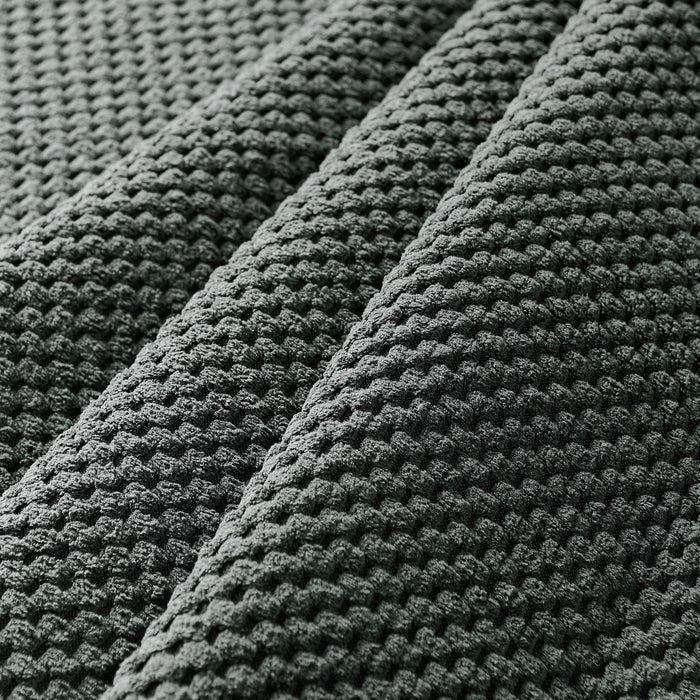 Full Compressed Ottoman - Dark Gray