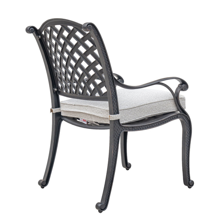 Outdoor Dining Chair With Cushion, Sandstorm