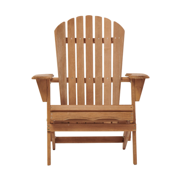 Oversize Outdoor Folding Adirondack Chair, Patio Chair For Garden
