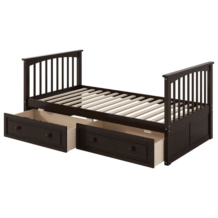 Bunk Bed With Drawers, Convertible Design