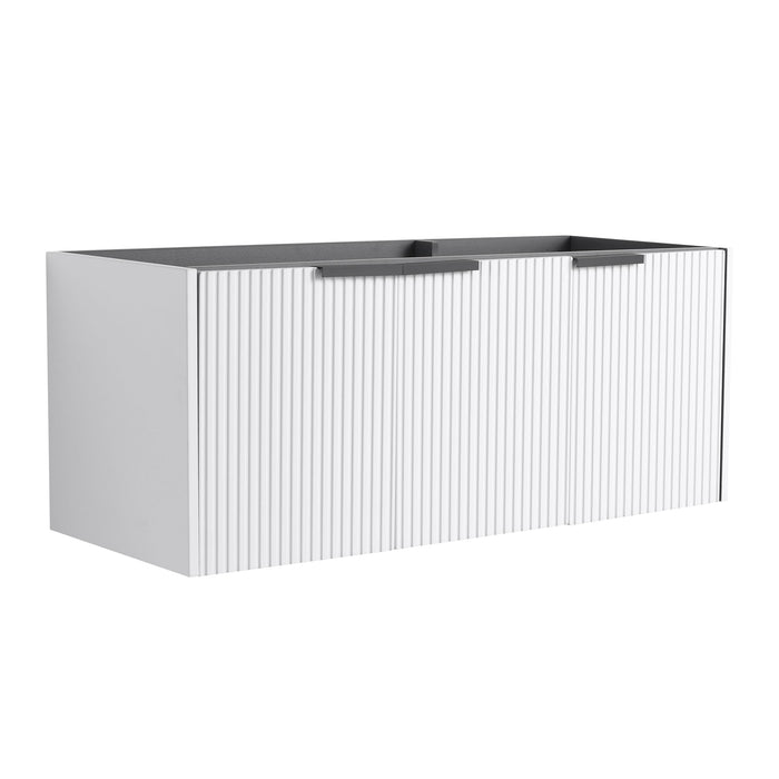 Contemporary Wall Mounted Bathroom Vanity With Soft Close Doors