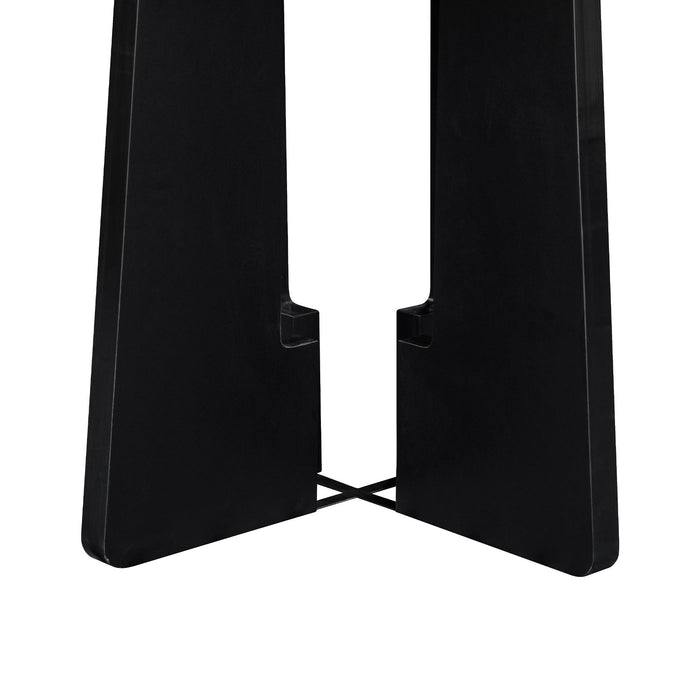 5 Piece Round Dining Table Set, Modern Table And 4 Upholstered Chairs For Dining Room