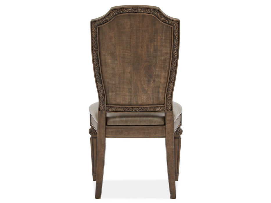 Durango - Wood Dining Side Chair With Upholstered Seat and Back (Set of 2) - Willadeene Brown
