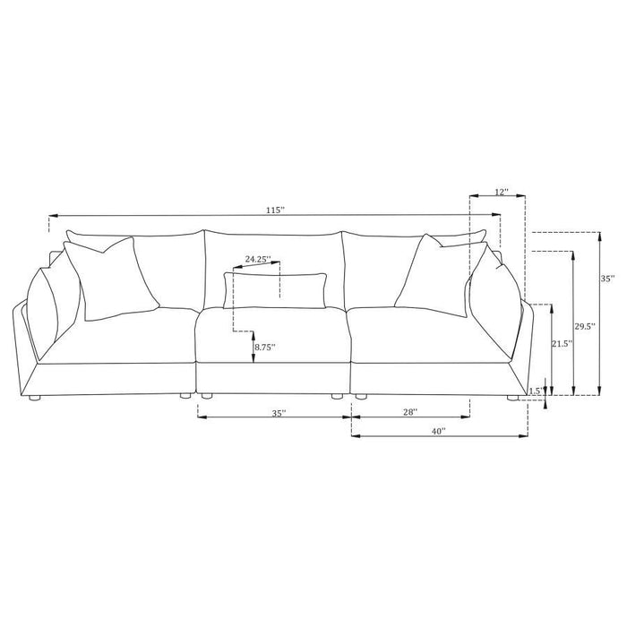Sasha - Upholstered Modular Sectional