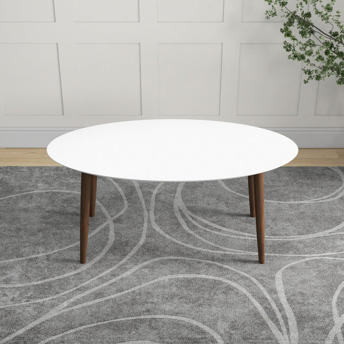 Ada - Mid-Century Modern Style Oval Dining Table