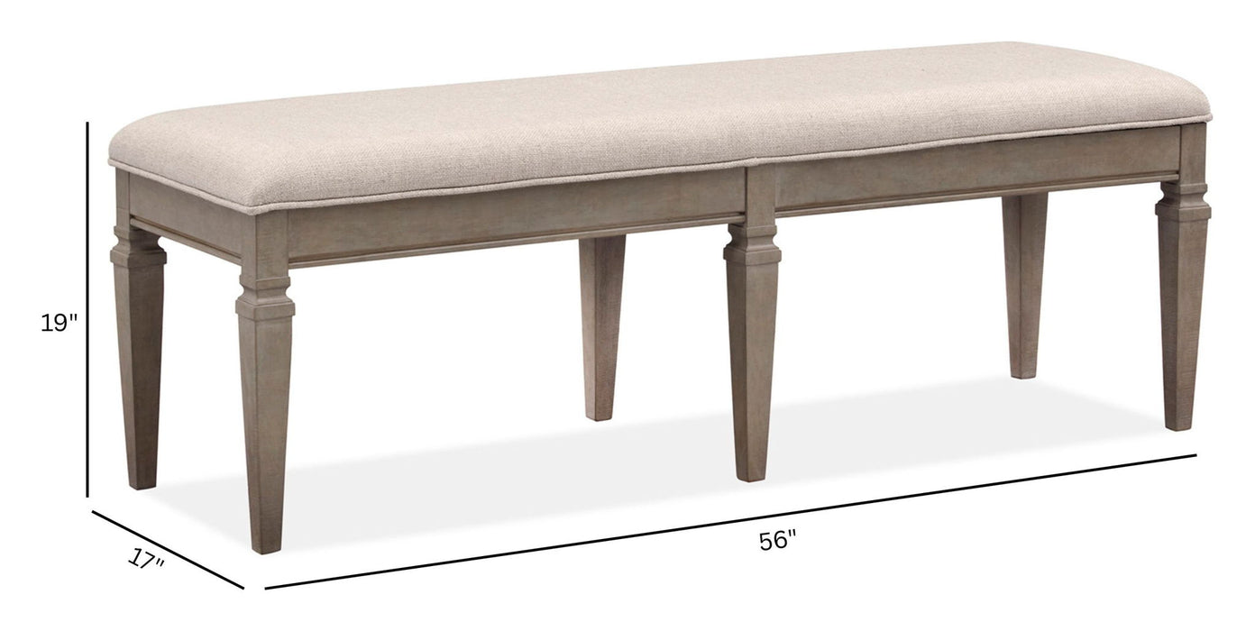 Lancaster - 6 Piece Extendable Rectangular Dining Table Set