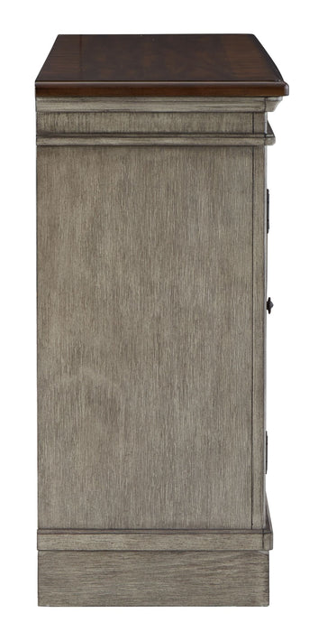 Lodenbay - Dining Room Server - Antique Gray