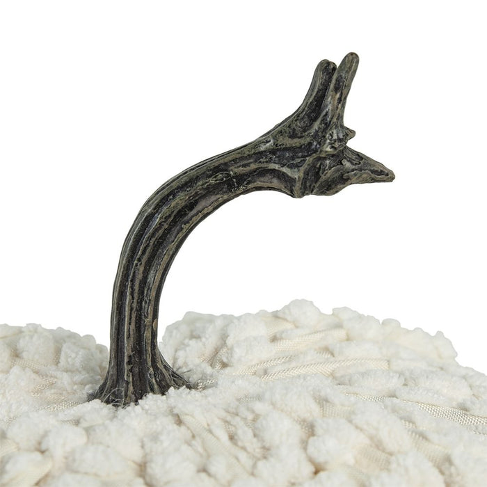 Chenille Weighted Pumpkin Ornament Decor For Holiday Harvest Festival Fall Festival & Thanksgiving