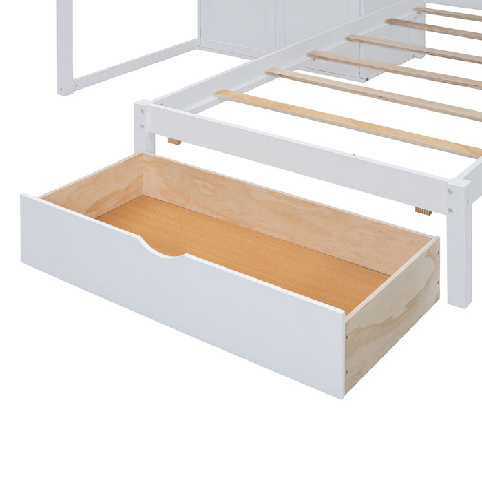 Bunk Bed With Wardrobe, Drawers