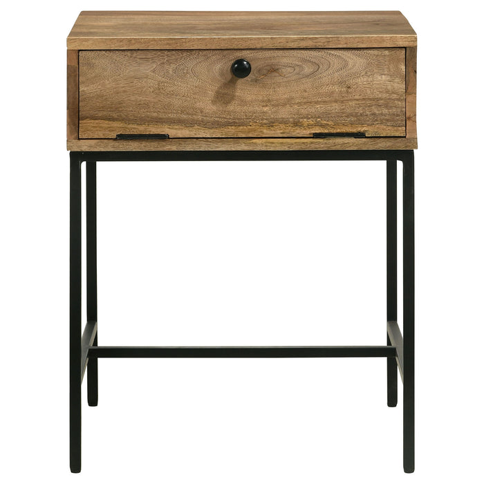 Wyrik - Rectangular Side End Table - Honey
