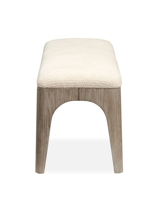 Braelyn - Long Bench - Dorian Grey