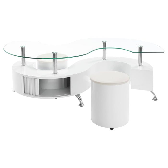 Marley - 3 Piece Coffee Table And Stools Set