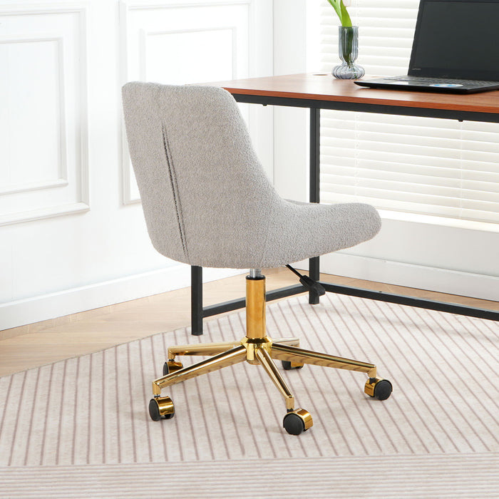 Modern Teddy Velvet Fabric Chair With Gold Plated 5 Claw Legs