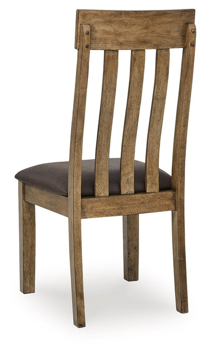 Urbinforte - Dining Upholstered Side Chair (Set of 2) - Light Brown